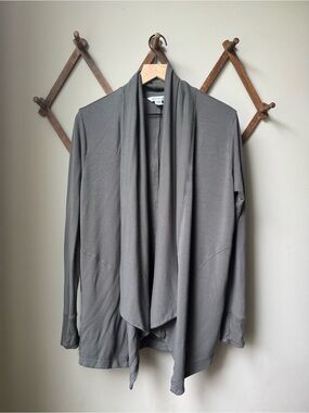 Athleta Pranayama Restore Wrap Smoky Gray Cardigan Size XS
